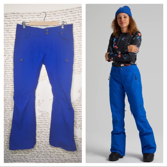 Burton Pants - Burton Cobalt Blue Boot-Cut Snow Pants
